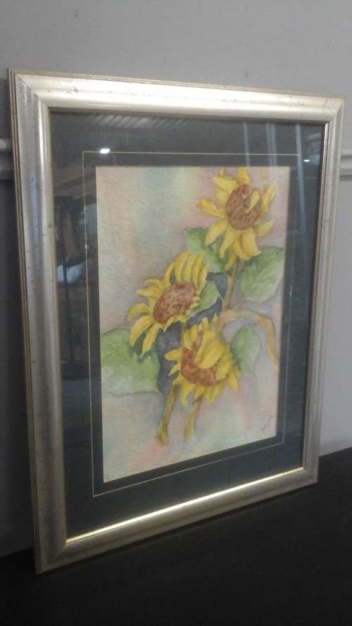 GORGEOUS FRAMED FLORAL PAINTING/ PRINT? SIGNED JOEY V/R. SIMPLY BEAUTIFUL PIECE!