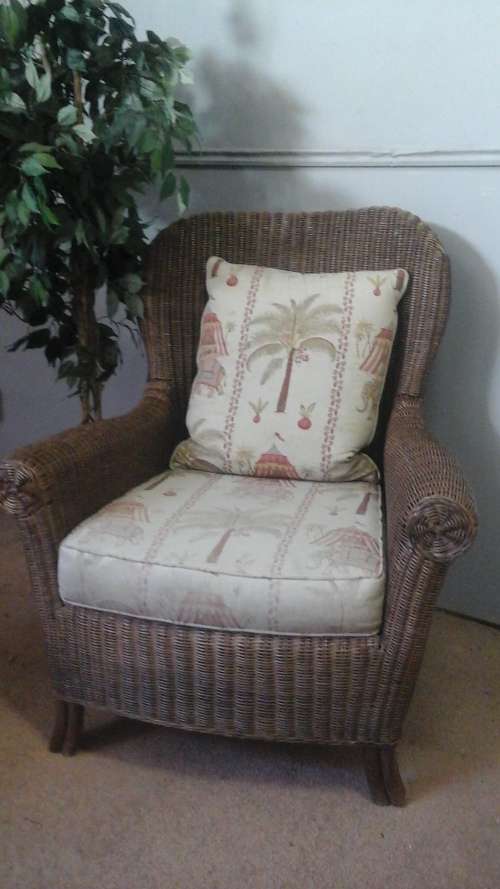 TERRIFICALLY STUNNING MADEIRA CANE CHAIR. AWESOME PIECE!