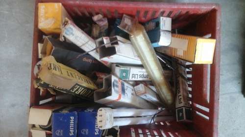 A COLLECTION OF FLOURESCENT TUBES. SOME NEW SOME OLD