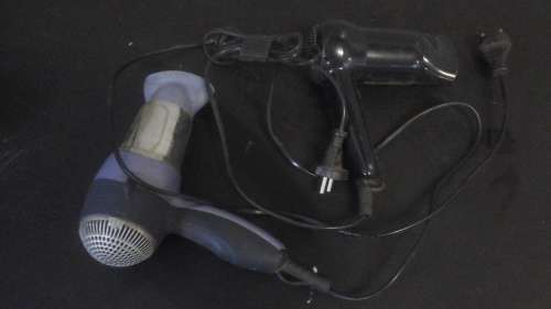 TWO FANTASTIC HAIRDRYERS. VERY HANDY AND USEFUL SET!