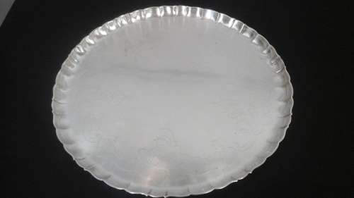 MAGNIFICENT VINTAGE HALLBERG EXTRA NSLAP TRAY. ABSOLUTELY GORGEOUS PIECE!