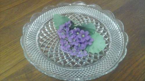 COLLECTABLE AND USEFUL A MAGNIFICENT GLASS PLATTER. LOVELY DESIGN. PERFECT FOR ANY OCCASION