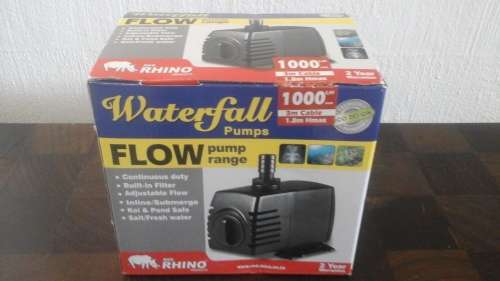 AWESOME WATERFALL PUMPS FLOW PUMP RANGE. RED RHINO PRODUCT. FANTASTIC PIECE!