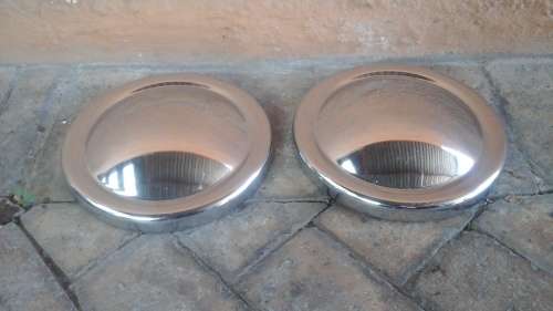 TWO INCREDIBLE VINTAGE POSSIBLY BEETLE? HUB CAPS. AWESOME SET!