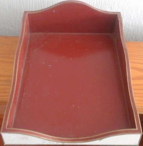 INCREDIBLE WOODEN FILING TRAY.  FANTASTIC AND USEFUL PIECE!