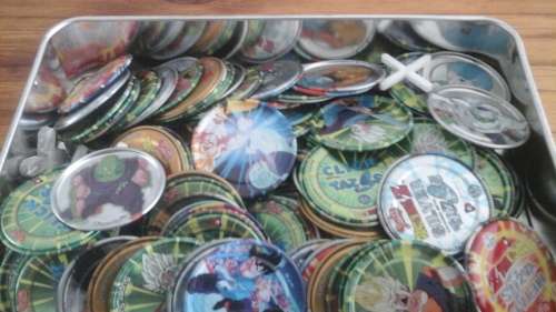 FANTASTIC ASSORTMENT OF DRAGON BALL Z CLICK METAL TAZO'S. TERRIFIC SET!