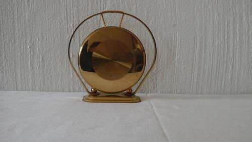 AWESOME VINTAGE BRASS DINNER GONG WITH NO MALLET. INTERESTING ITEM!