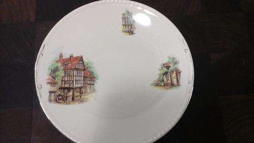 EXQUISITE VINTAGE SWINNERTONS STAFFORDSHIRE "HARVEST" DINNER PLATE. MADE IN ENGLAND.  ELEGANT!