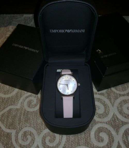 Emporio Armani Retro Pink Mother Of pearl