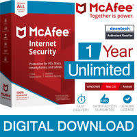 McAfee Internet Security 2018 Unlimited Devices