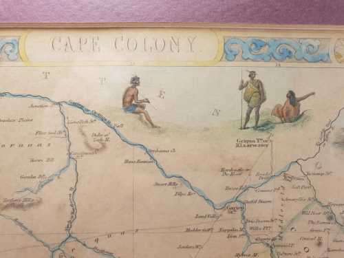 Tallis Map: Cape Colony by J Rapkin
