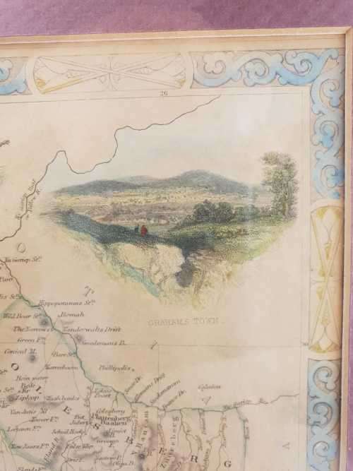 Tallis Map: Cape Colony by J Rapkin