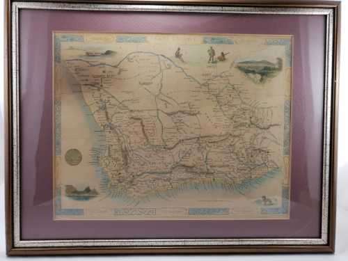 Tallis Map: Cape Colony by J Rapkin