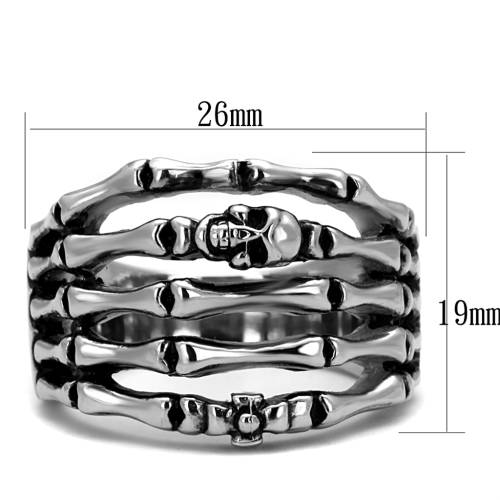 Local SA Stock - Size 10 (U) - Solid Stainless Steel Mens Ring