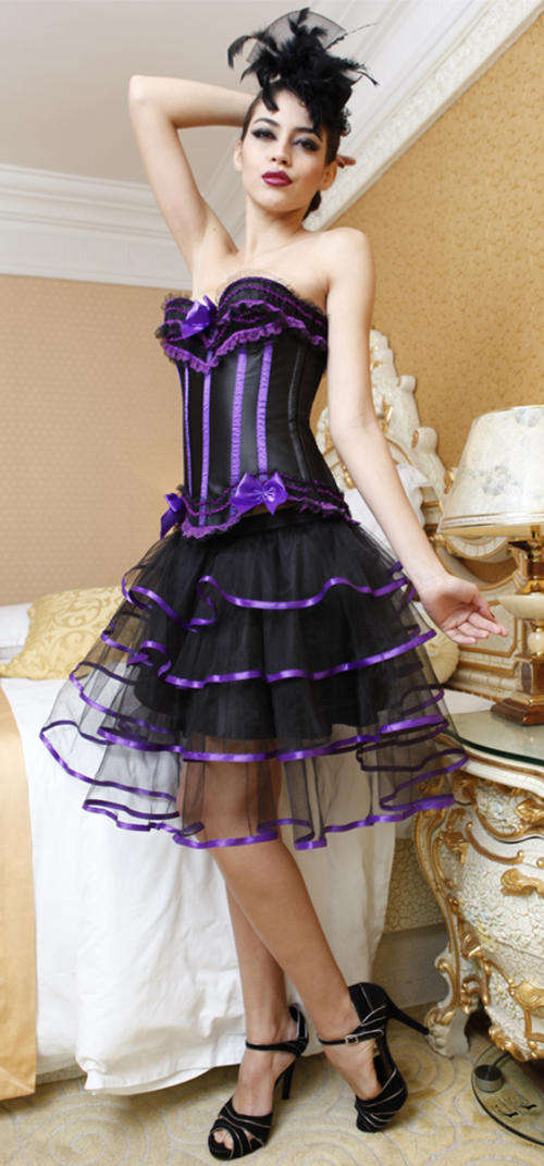 SENSATIONAL CORSET & SKIRT SET