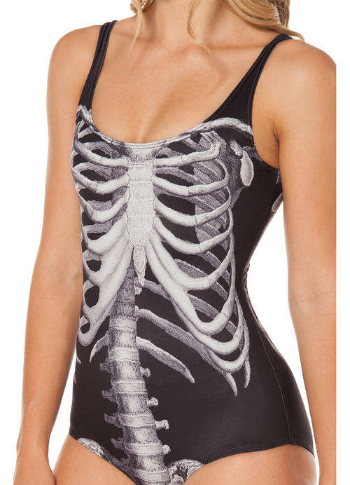 FUNKY SKELETON SWIMSUIT