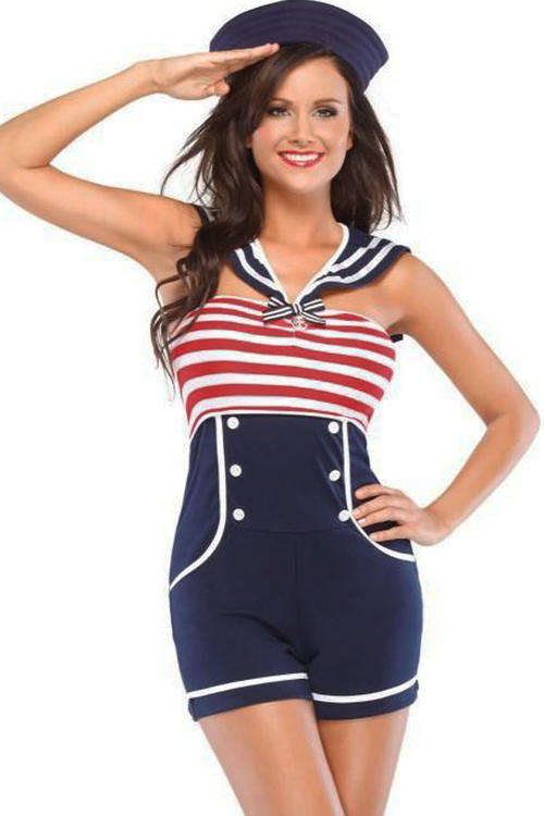 CUTE PIN UP SAILOR GIRL OUTFIT