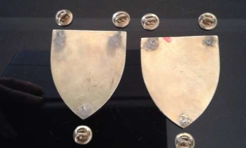 SADF Army flashes - 3 Field Engineer Regiment left & right