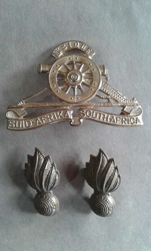 SA Artillery Cap & Collar Badges (post 1959)