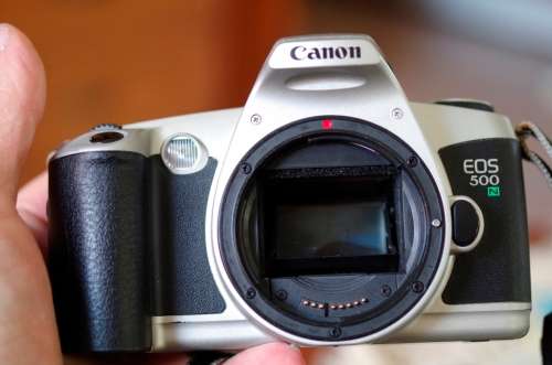 3 x 35mm slr film bodies, canon EOS 500N canon EOS 500 Pentax SF 10. 1 bid for all