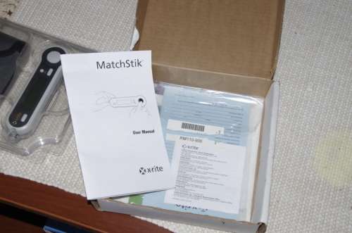 Matchstik x-rite electronic colour matcher, like new in the box