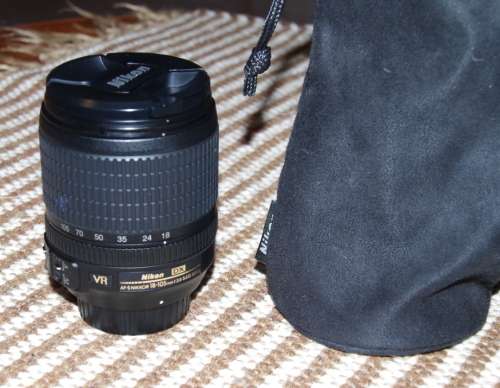 Nikon 18-105 DX VR, excellent condition comes with front and rear caps and pouch.