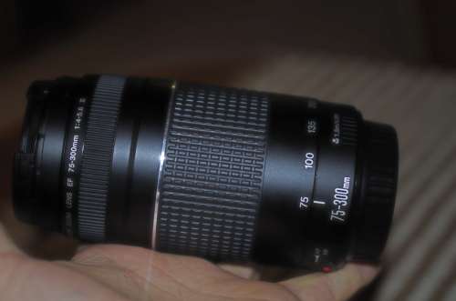 Canon 75-300 iii, in good condition, photos show exact item on sale.