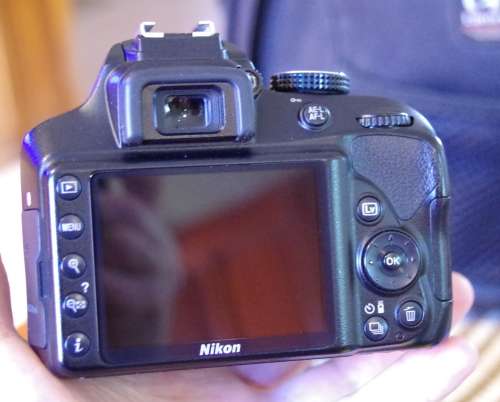 Nikon D3400 with 18-55 VR ii lens, photos show exact kit on sale.