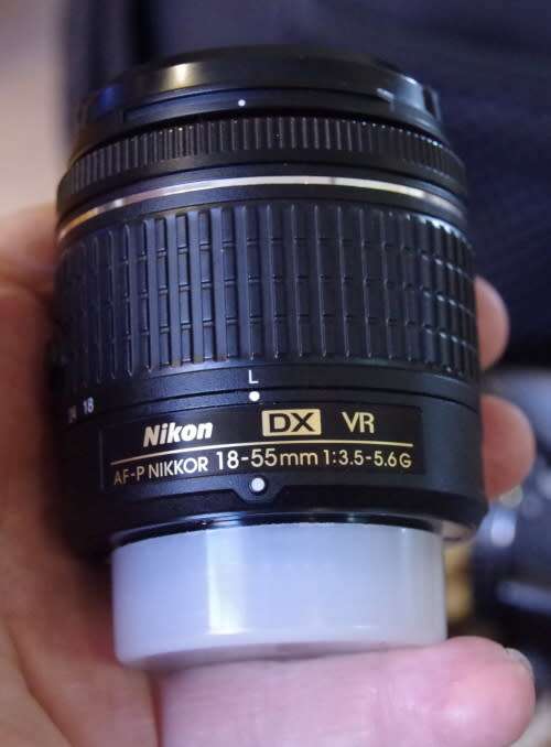 Nikon D3400 with 18-55 VR ii lens, photos show exact kit on sale.