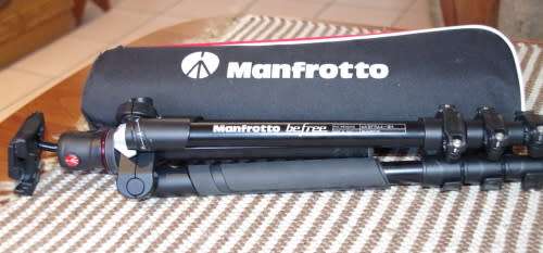 Manfrotto BeFree compact traveling tripod, excellent condition, photos show exact item on sale