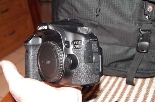Canon 70D body only, photos show exact item on sale, has some minor signs of use externally.