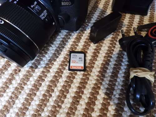 Canon 800D with 18-55 STM lens and bag etc, photos show exact item on sale.