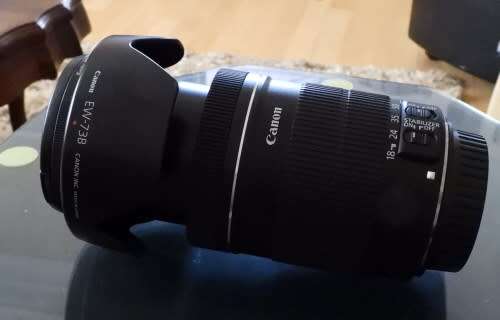 Canon 18-135 IS lens, photos show exact item on sale, excellent condition inside and out.
