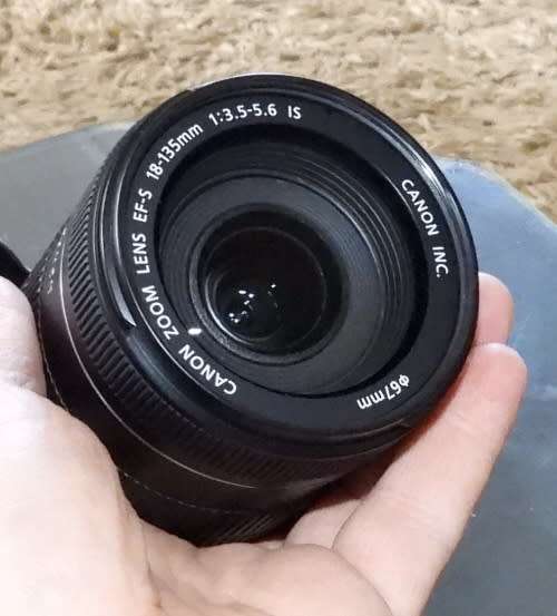 Canon 18-135 IS lens, photos show exact item on sale, excellent condition inside and out.
