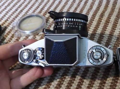 Elbaflex film camera with 200mm zoom, photos show exact item on sale