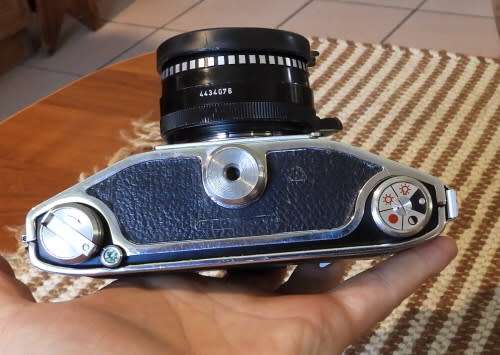 Elbaflex film camera with 200mm zoom, photos show exact item on sale