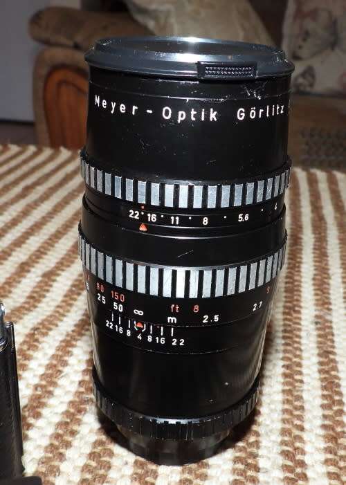 Elbaflex film camera with 200mm zoom, photos show exact item on sale