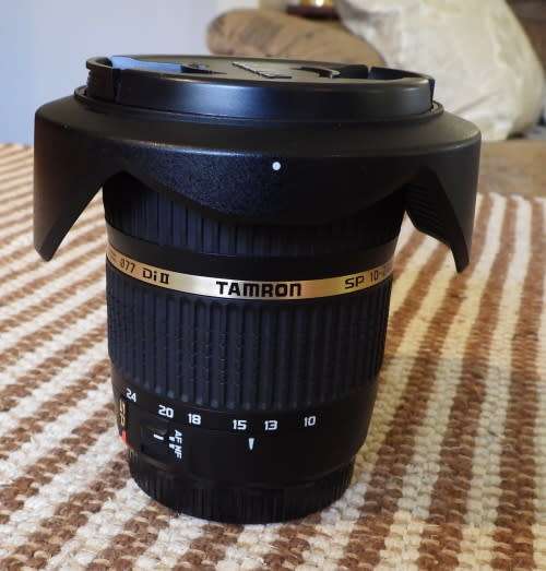 Tamron for Canon 10-24 mm, photos show exact item on sale, top conditon inside and out