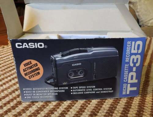 Casio recorder, working 100%, top condition.