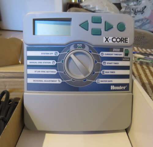 X core irrigation timer, brand new unused, photos shaow exact item on sale