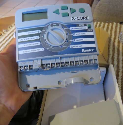 X core irrigation timer, brand new unused, photos shaow exact item on sale