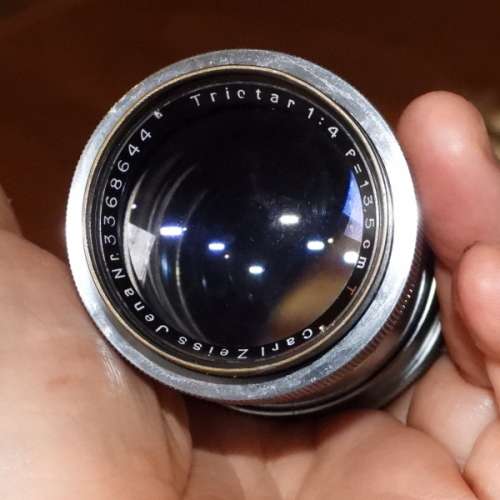 2 Carl Zeiss Lenses, probably for leica, photos show exact items on sale,