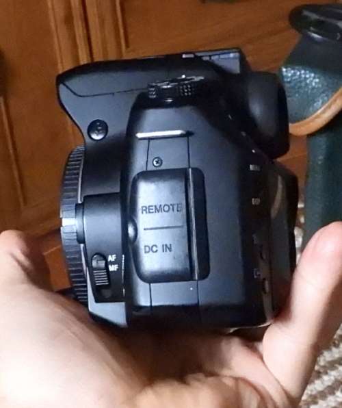 Sony A200 body with 18-70 lens, photos show exact item on sale, excellent condition.