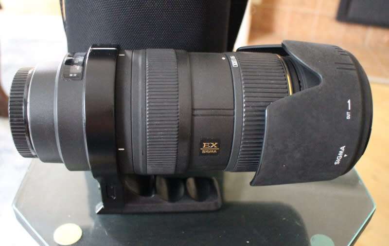 Sigma for Canon 50-500, photos show exact item on sale, has some signs of use but works perfectly.