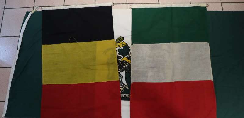 Rhodesian Flag and 2 smaller unknown flags,