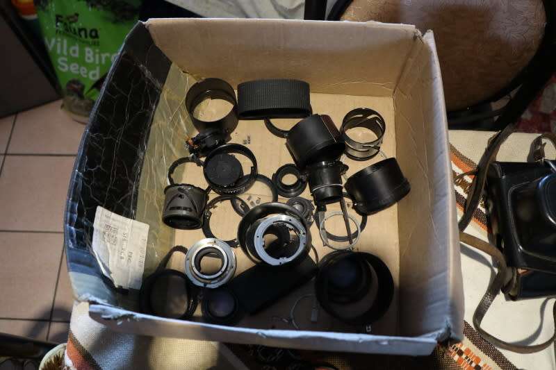 Large collection of camera spares, please study photos, spares only none of these items are complete