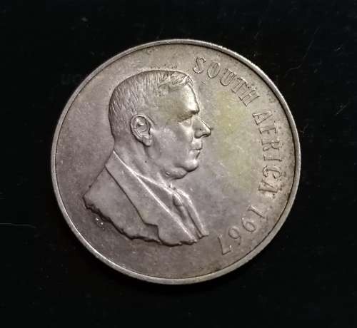1967 South African R1 coin