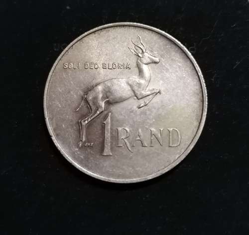 1967 South African R1 coin