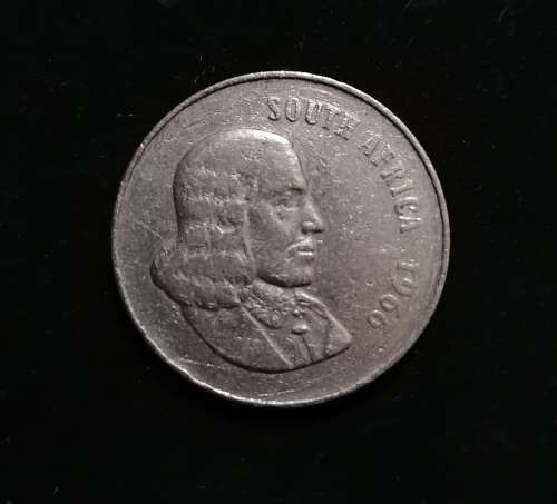 1966 South African 50c coin