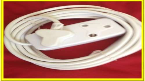 5 M X 3 CORE X 10 AMP EXTENSION CABLE